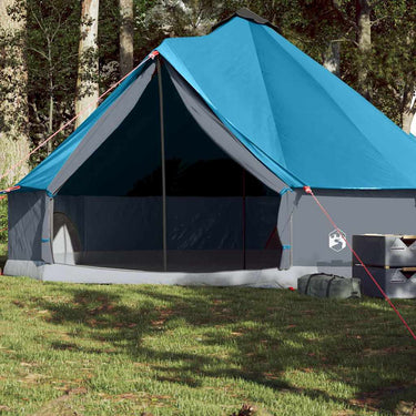 Vidaxl tipitent voor gezin 8-persoons waterdicht blauw