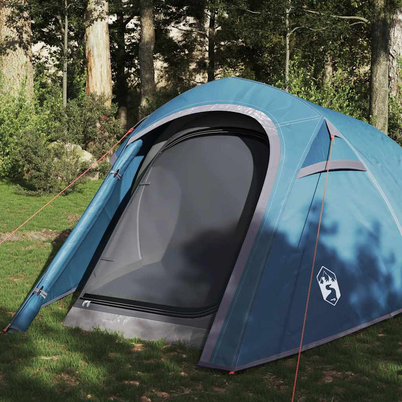 Load image into Gallery viewer, Vidaxl tunneltent 3-persoons waterdicht blauw
