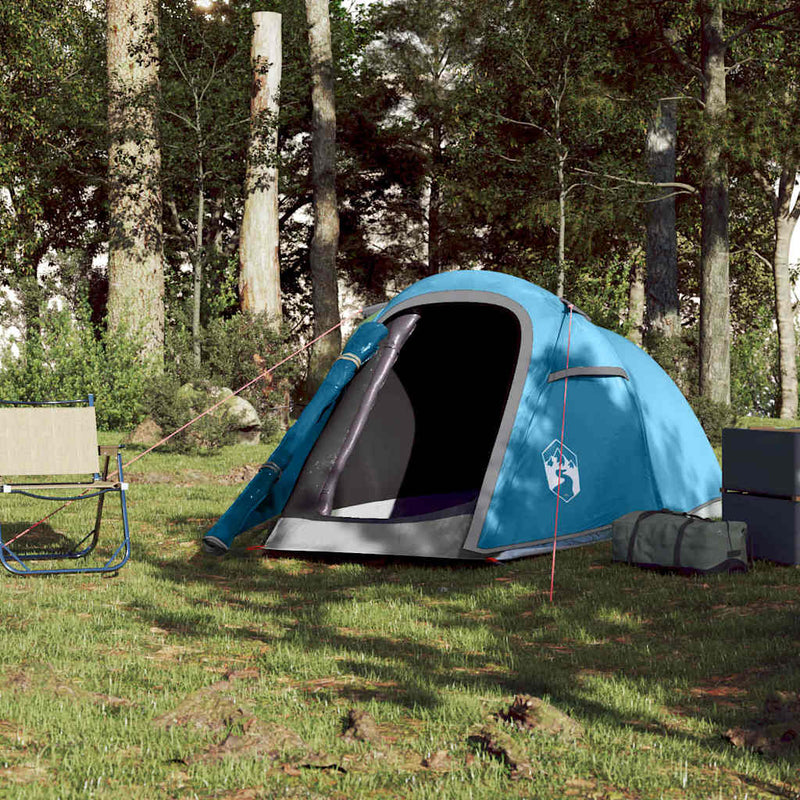 Load image into Gallery viewer, Vidaxl tunneltent 2-persoons waterdicht blauw
