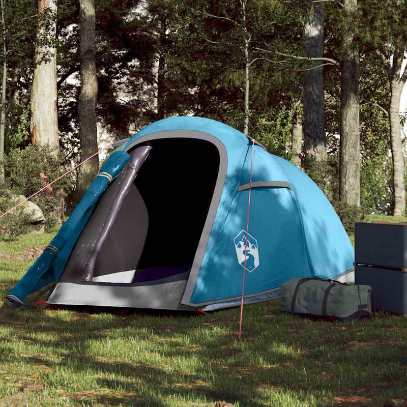 Load image into Gallery viewer, Vidaxl tunneltent 2-persoons waterdicht blauw
