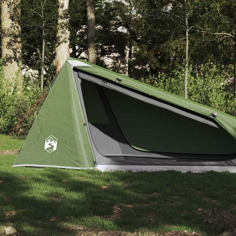 Load image into Gallery viewer, Vidaxl tunneltent 1-persoons waterdicht groen
