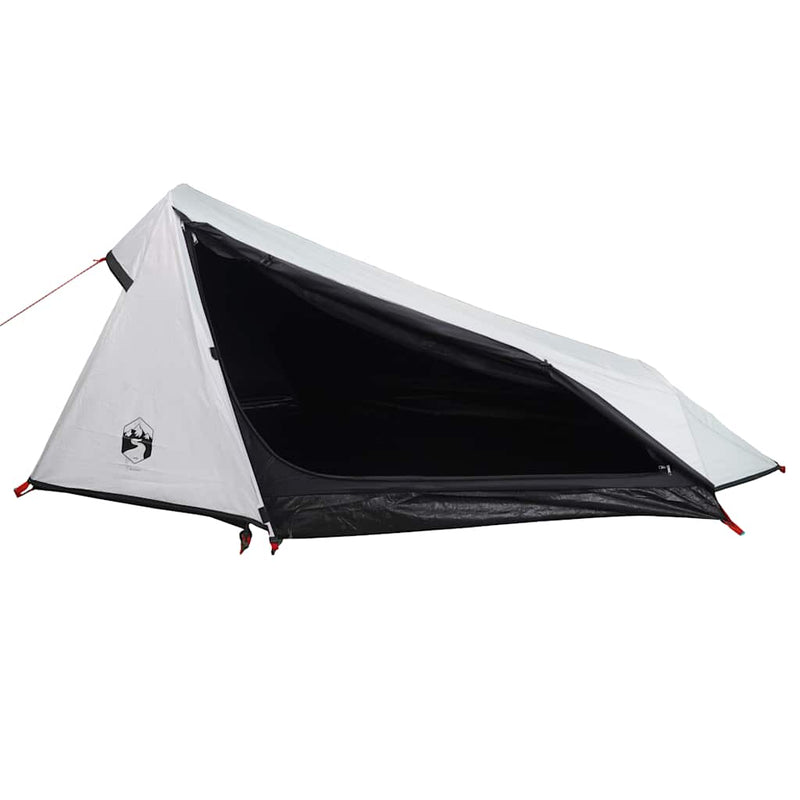 Load image into Gallery viewer, Vidaxl tunneltent 1-persoons waterdicht verduisterend stof wit
