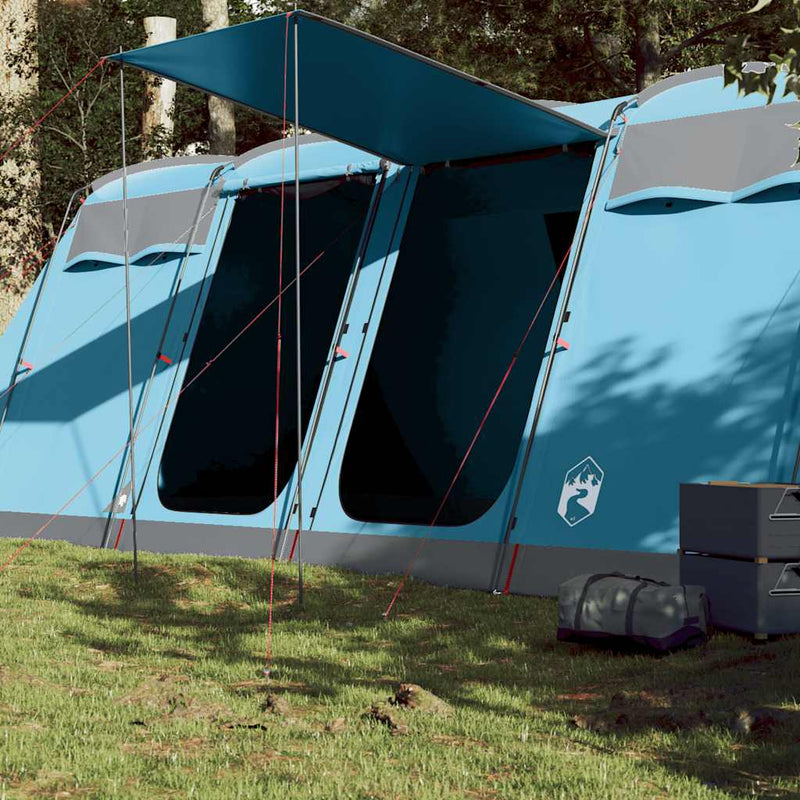 Load image into Gallery viewer, Vidaxl tunneltent 10-persoons waterdicht blauw
