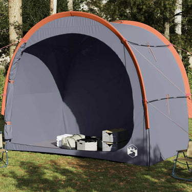 Vidaxl opbergtent waterdicht grijs en oranje