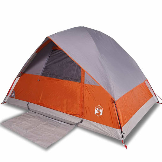 Vidaxl koepeltent 4-persoons waterdicht oranje