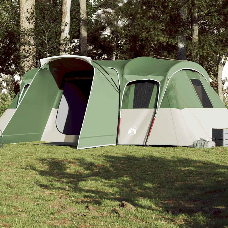 Load image into Gallery viewer, Vidaxl tunneltent 16-persoons waterdicht groen
