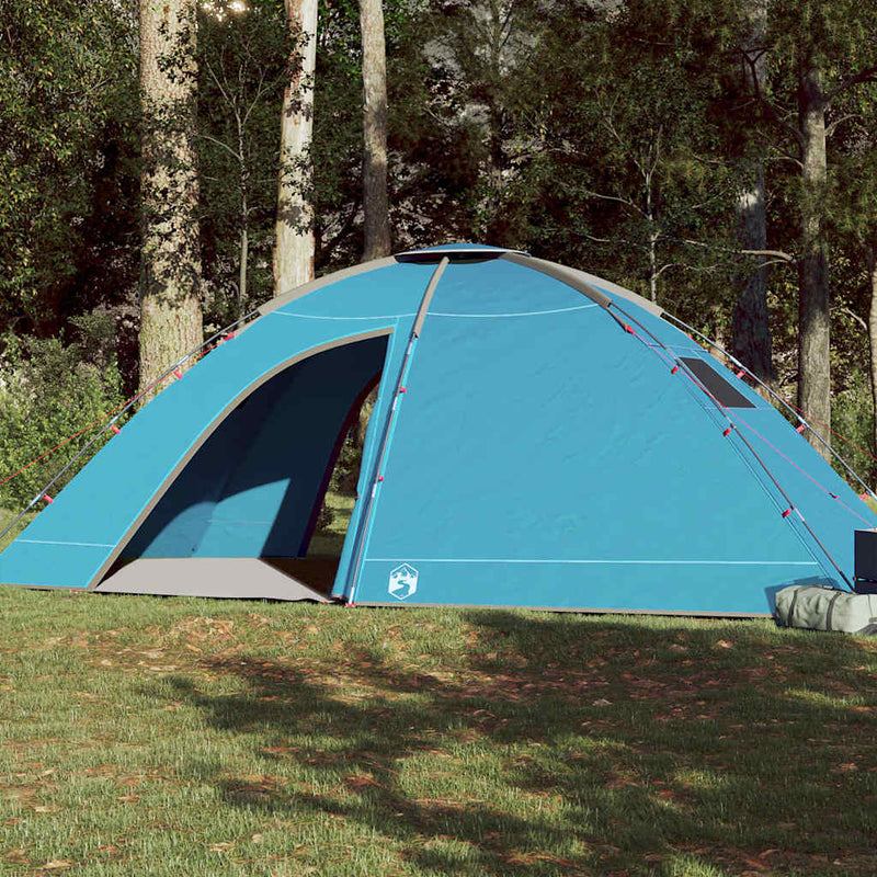 Load image into Gallery viewer, Vidaxl tent 8-persoons waterdicht blauw
