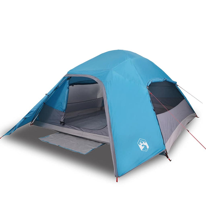Load image into Gallery viewer, Vidaxl koepeltent 4-persoons waterdicht blauw
