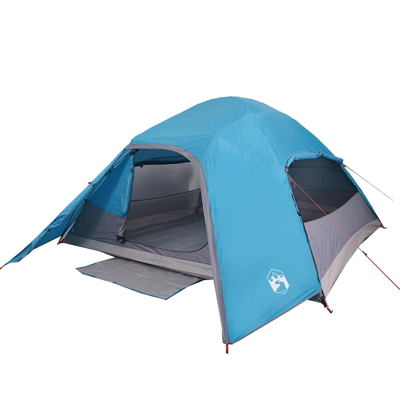 Load image into Gallery viewer, Vidaxl koepeltent 4-persoons waterdicht blauw
