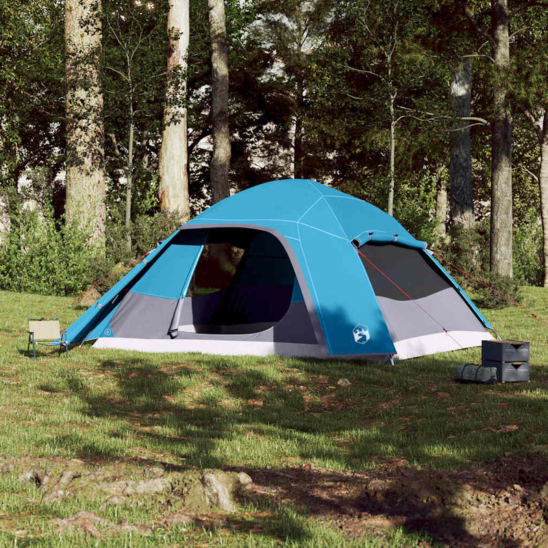 Load image into Gallery viewer, Vidaxl koepeltent 6-persoons waterdicht blauw
