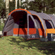 Vidaxl tunneltent 8-persoons waterdicht grijs en oranje