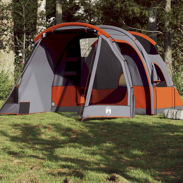Vidaxl tunneltent 4-persoons waterdicht grijs