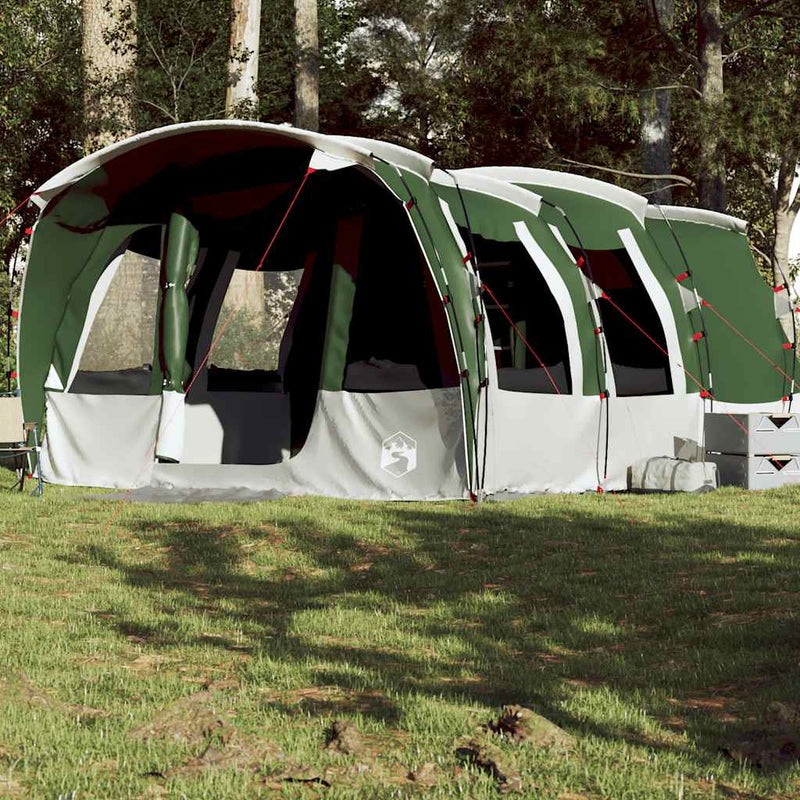 Cargue la imagen en el visor de la galería, Vidaxl tunneltent 8-persoons waterdicht groen
