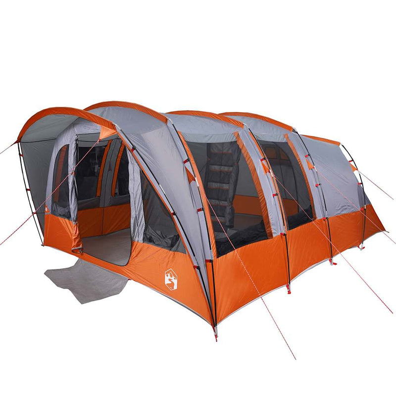 Cargue la imagen en el visor de la galería, Vidaxl tunneltent 8-persoons waterdicht grijs
