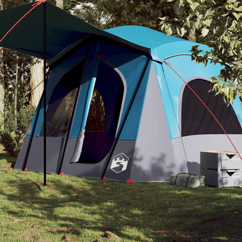 Load image into Gallery viewer, Vidaxl tent 5-persoons waterdicht blauw
