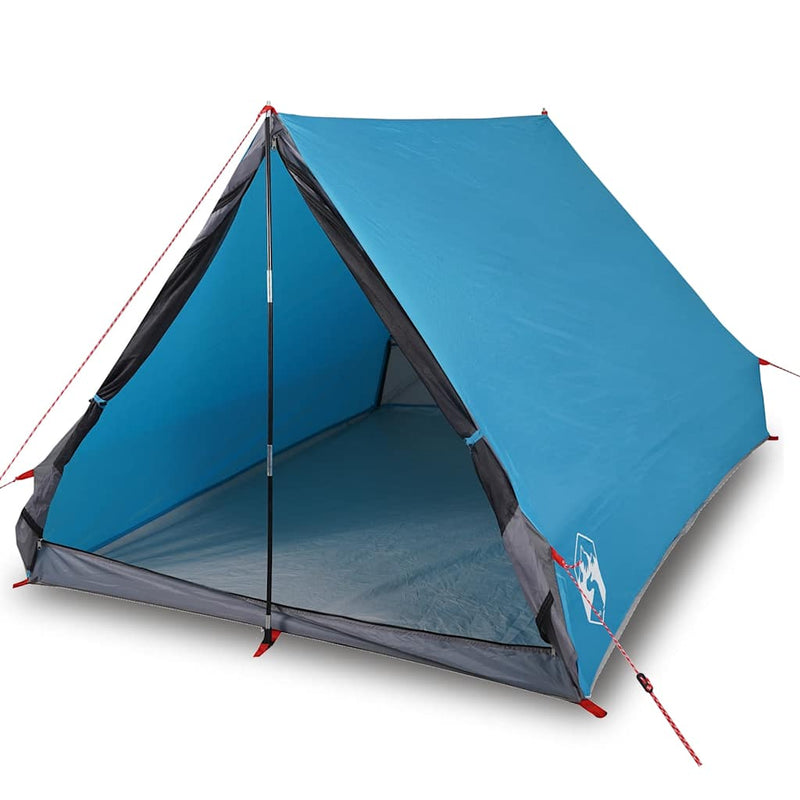Afbeelding laden in galerijviewer, Vidaxl tent 2-persoons a-frame waterdicht blauw
