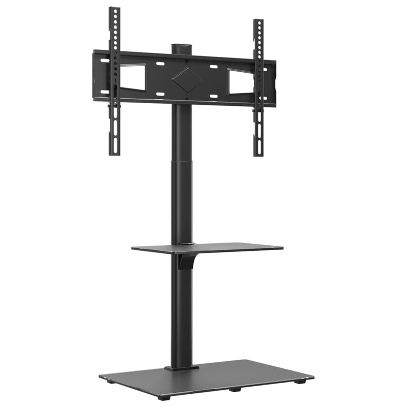 Load image into Gallery viewer, Vidaxl tv-standaard hoekmodel 2-laags voor 32-65 inch zwart
