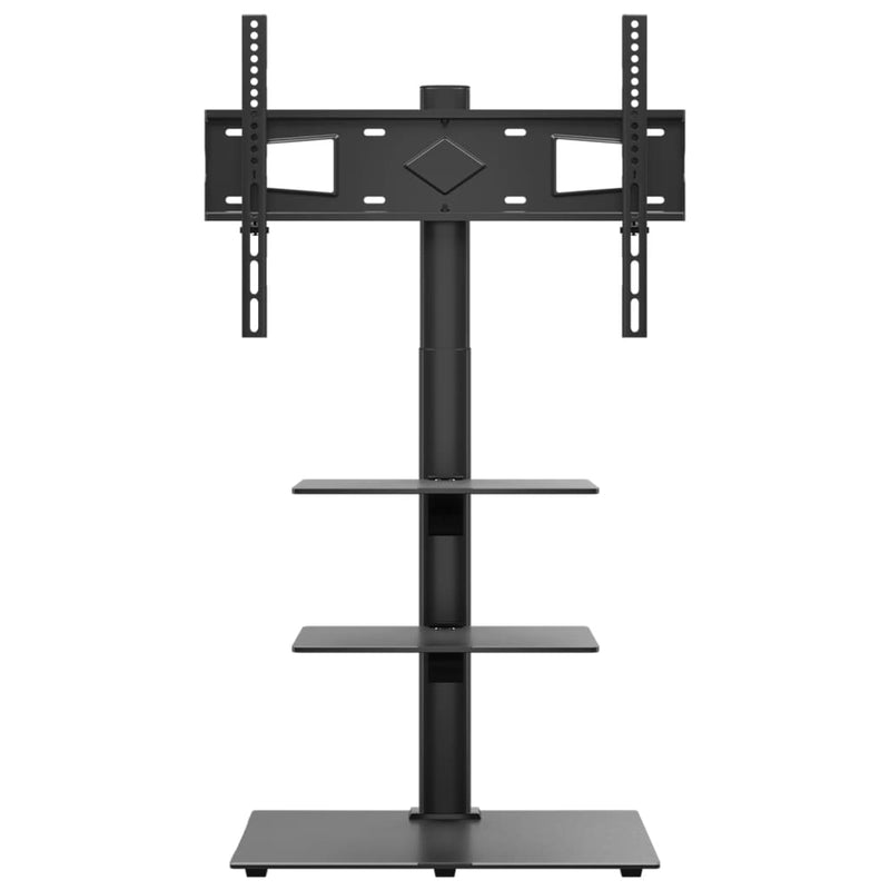 Load image into Gallery viewer, Vidaxl tv-standaard hoekmodel 3-laags voor 32-65 inch zwart
