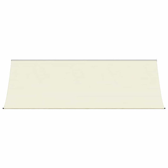 Vidaxl luifel uittrekbaar 350x150 cm stof en staal crèmekleurig
