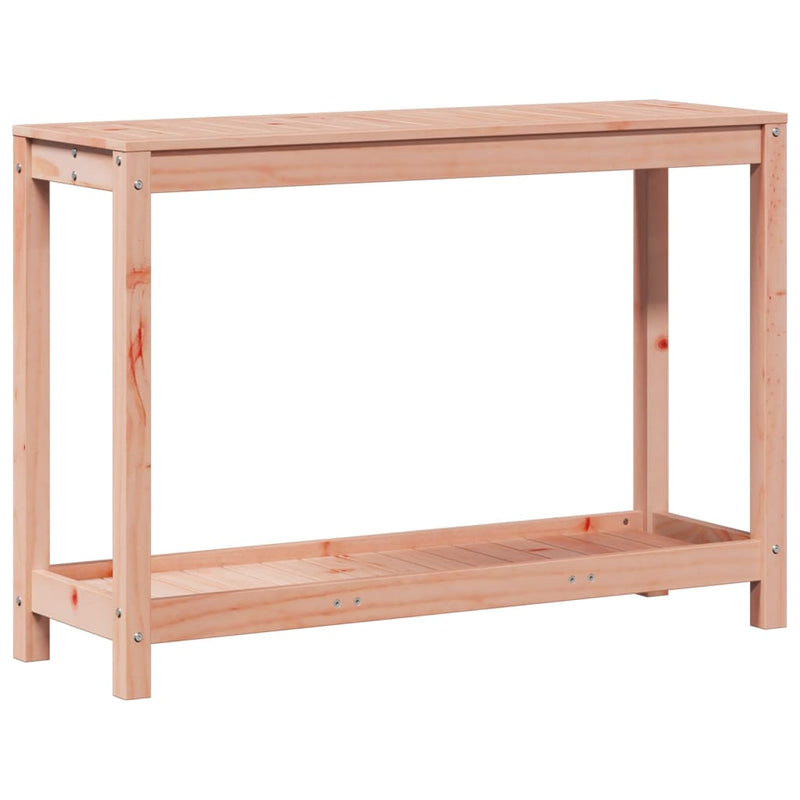 Load image into Gallery viewer, Vidaxl oppottafel met schap 108x35x75 cm massief douglashout
