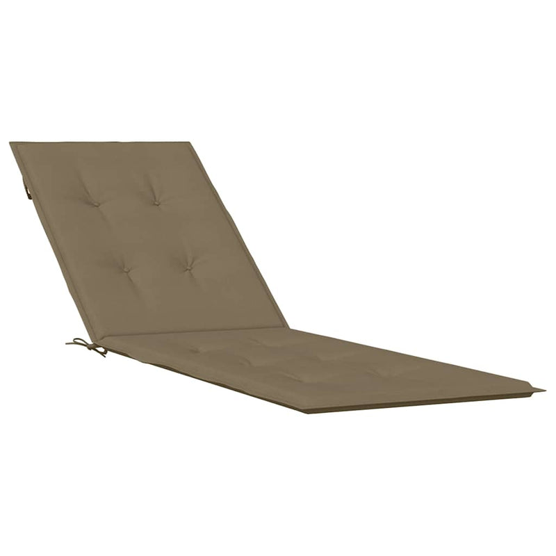 Load image into Gallery viewer, Vidaxl terrasstoelkussen (75+105) x 50 x 4 cm stof gemêleerd taupe
