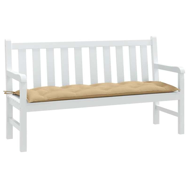 Load image into Gallery viewer, Vidaxl tuinbankkussen 150x50x7 cm stof gemêleerd beige
