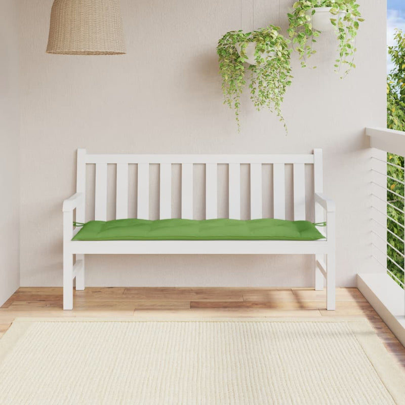ギャラリービューアに画像をロードする, Vidaxl tuinbankkussen 150x50x7 cm stof gemêleerd groen
