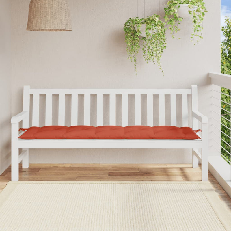 Load image into Gallery viewer, Vidaxl tuinbankkussen 180x50x7 cm stof gemêleerd rood
