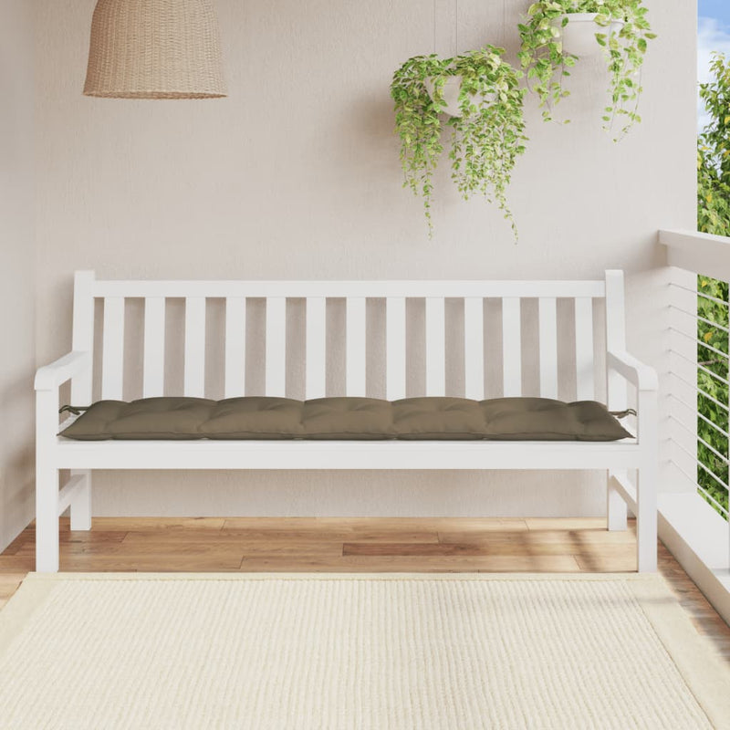 Load image into Gallery viewer, Vidaxl tuinbankkussen 180x50x7 cm stof gemêleerd taupe
