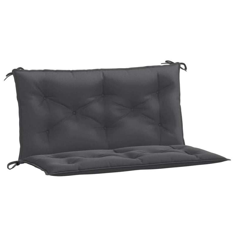 Load image into Gallery viewer, Vidaxl tuinbankkussens 2 st 100x50x7 cm stof gemêleerd antracietkleur

