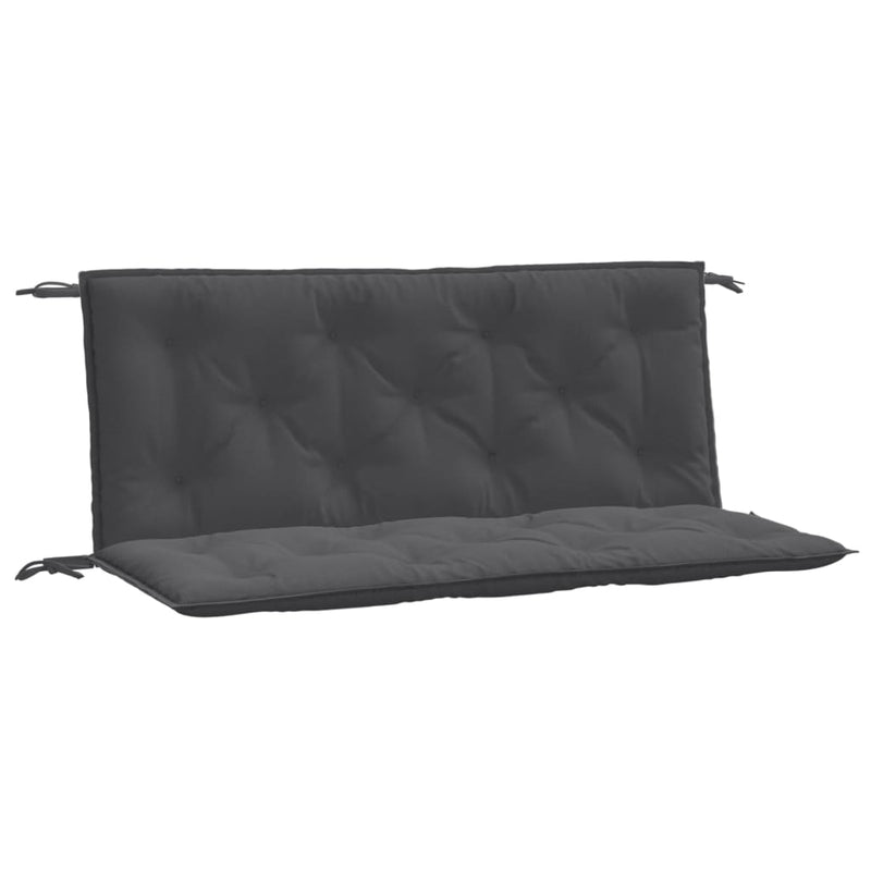 Load image into Gallery viewer, Vidaxl tuinbankkussens 2 st 120x50x7 cm stof gemêleerd antracietkleur
