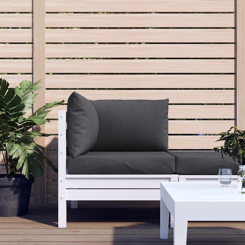 Load image into Gallery viewer, Vidaxl palletkussens 3 st stof gemêleerd antracietkleurig
