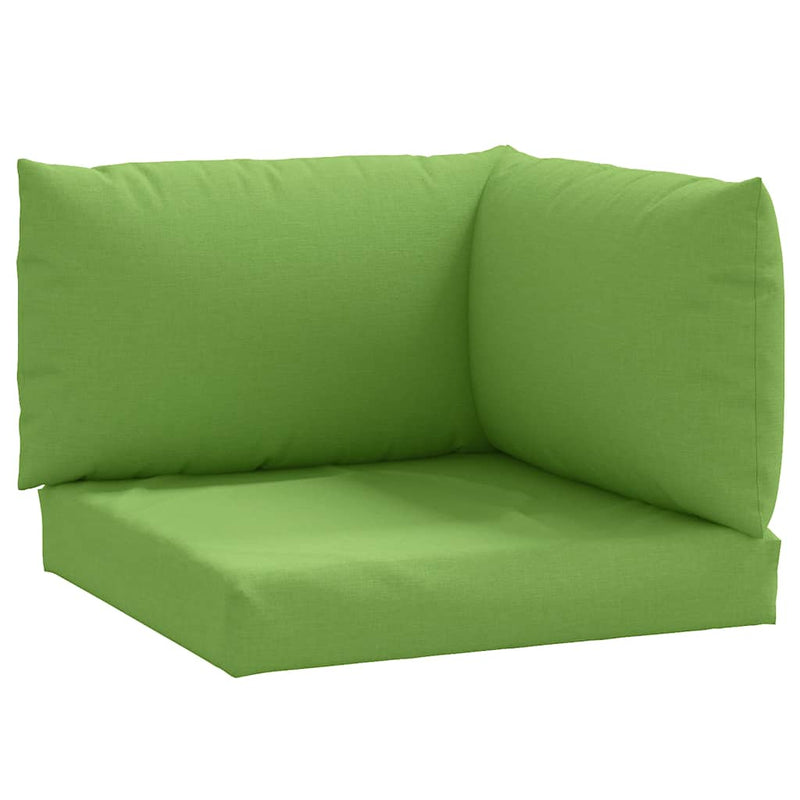 Load image into Gallery viewer, Vidaxl palletkussens 3 st stof gemêleerd groen
