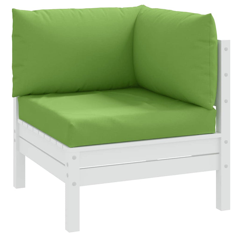 Load image into Gallery viewer, Vidaxl palletkussens 3 st stof gemêleerd groen
