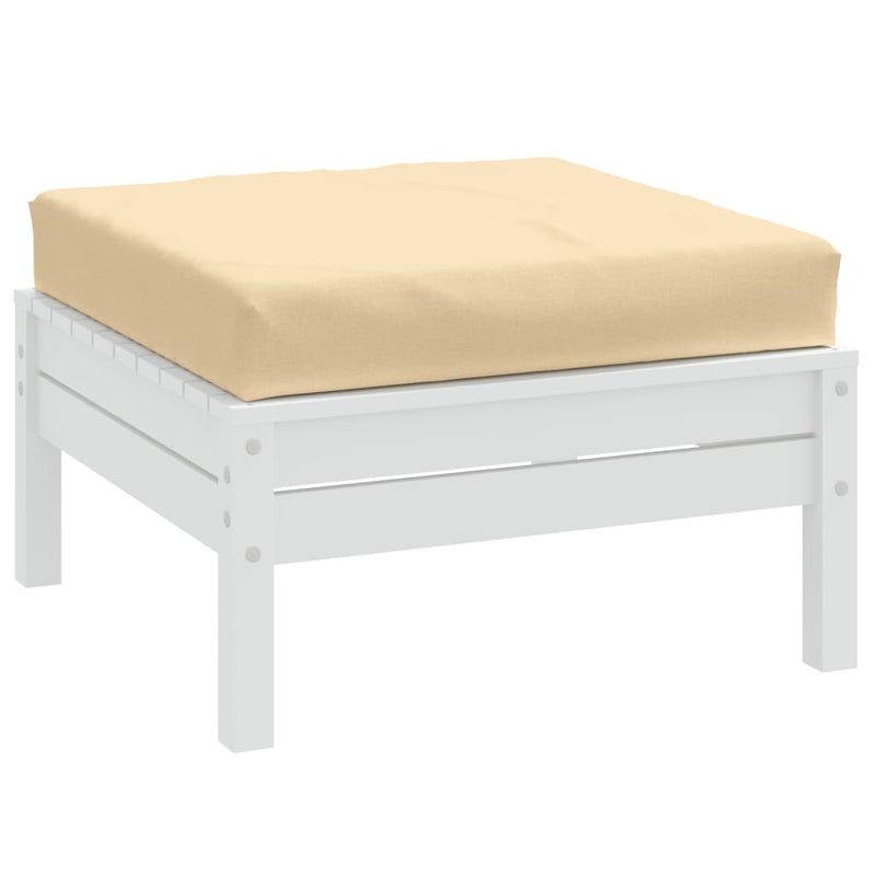 Load image into Gallery viewer, Vidaxl palletkussen 60x60x10 cm stof gemêleerd beige
