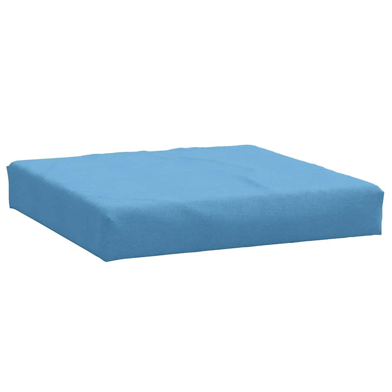 Load image into Gallery viewer, Vidaxl palletkussen 60x60x9,5 cm stof gemêleerd blauw
