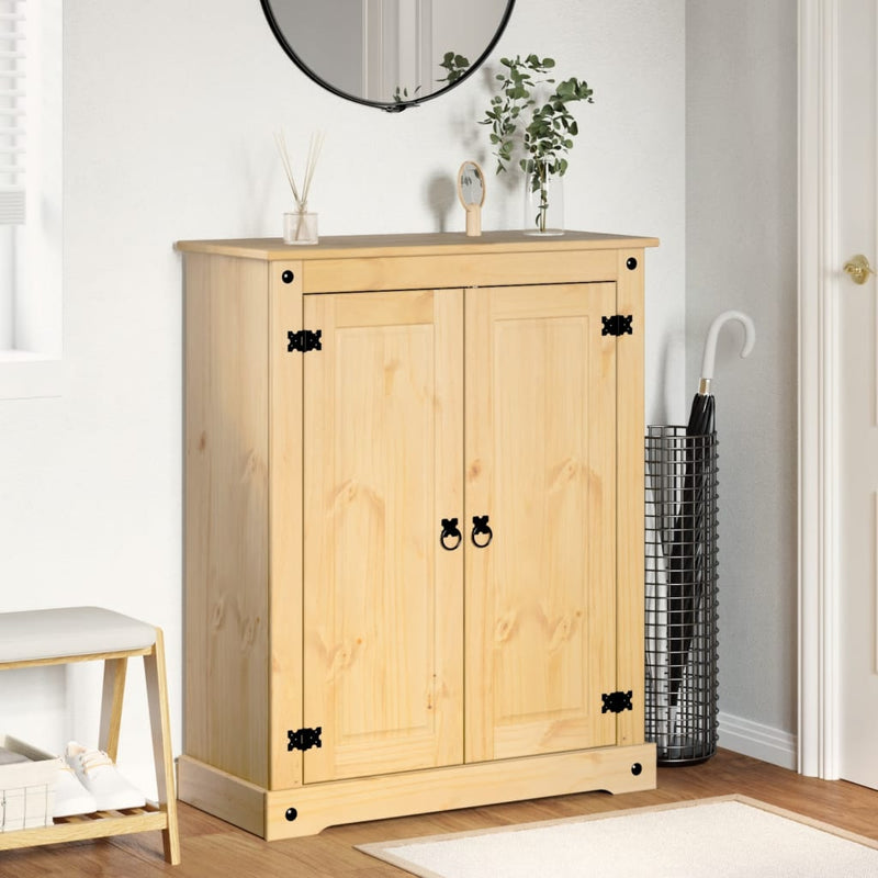 Load image into Gallery viewer, VidaXL Schoenenkast Corona 86x38,5x108 cm massief grenenhout
