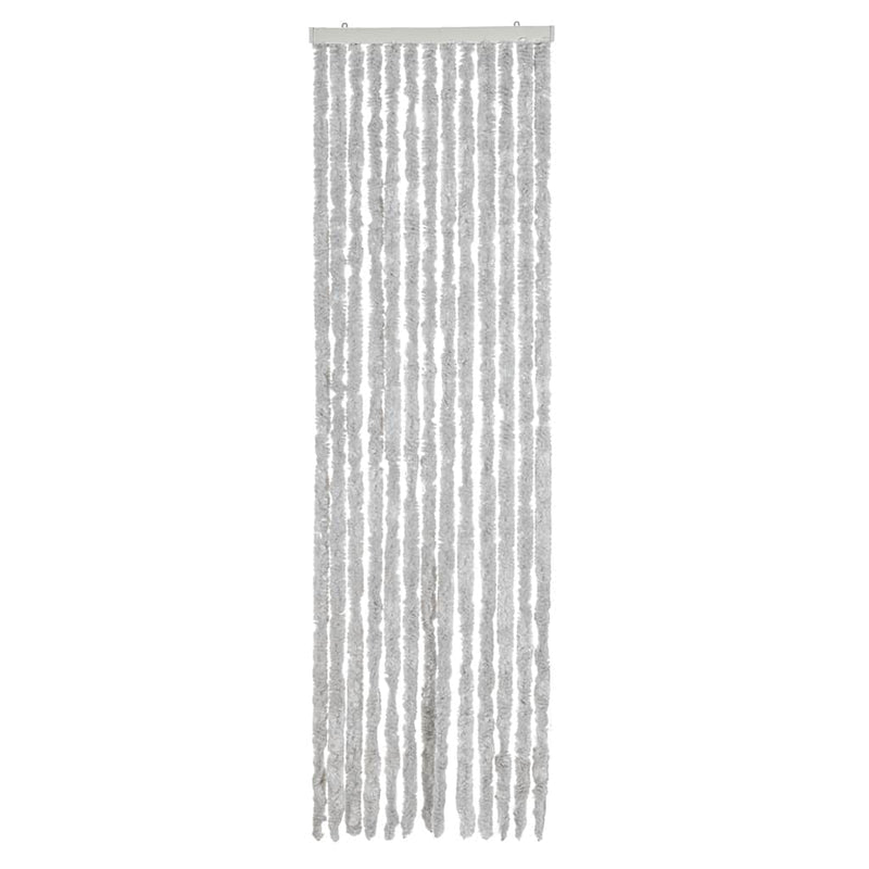 Afbeelding laden in galerijviewer, Vidaxl vliegengordijn 56x185 cm chenille grijs
