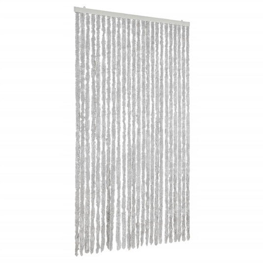 Vidaxl vliegengordijn 100x230 cm chenille grijs