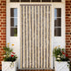 Vidaxl vliegengordijn 90x200 cm chenille donkerbruin en beige