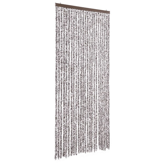 Vidaxl vliegengordijn 100x200 cm chenille bruin en beige