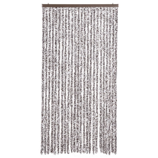 Vidaxl vliegengordijn 100x230 cm chenille bruin en beige