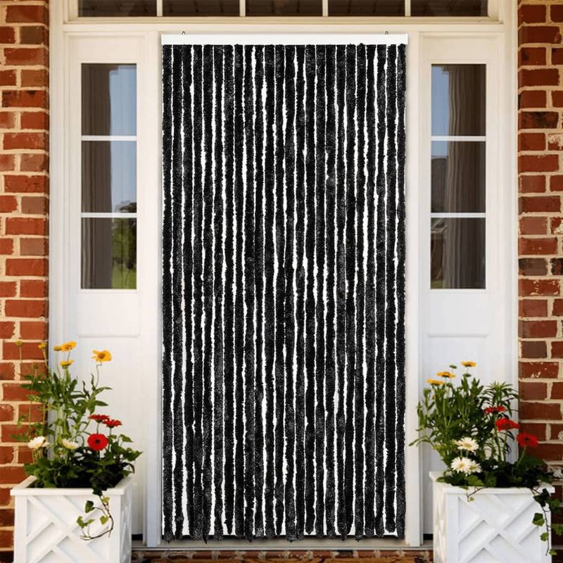 Load image into Gallery viewer, Vidaxl vliegengordijn 100x200 cm chenille antracietkleurig
