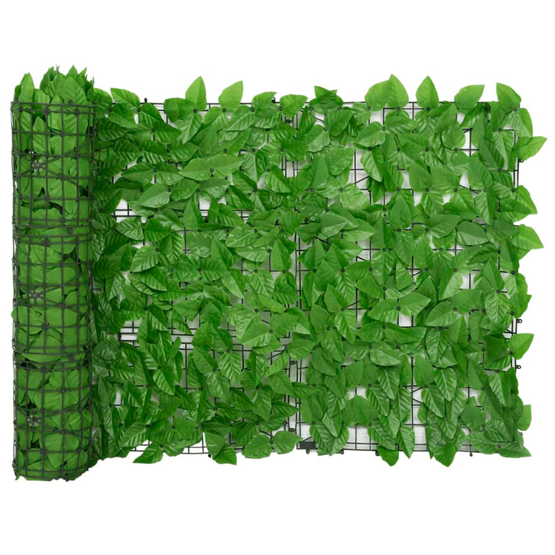 Load image into Gallery viewer, Vidaxl balkonscherm met groene bladeren 600x75 cm
