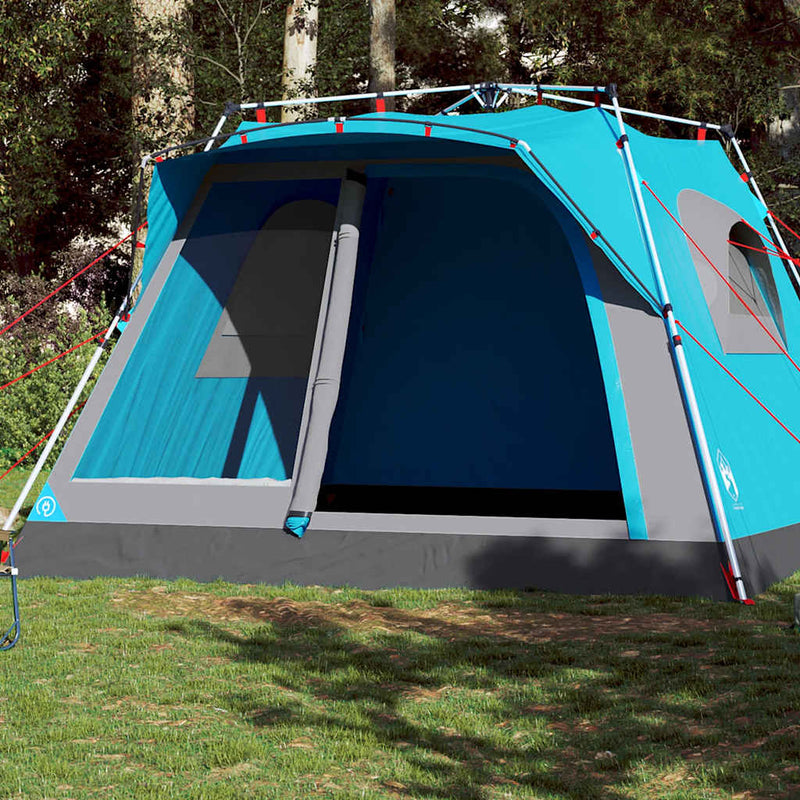 Load image into Gallery viewer, Vidaxl gezinstent 7-persoons snelontgrendeling blauw
