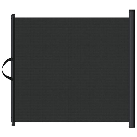 Vidaxl huisdierenhek uittrekbaar 82,5x125 cm zwart