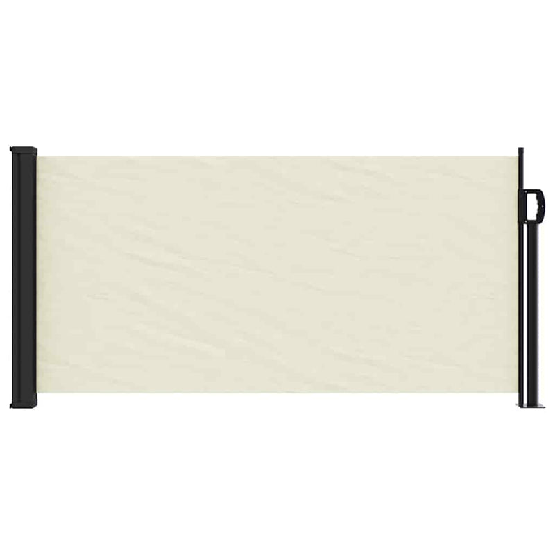 Load image into Gallery viewer, Vidaxl windscherm uittrekbaar 100x300 cm crèmekleurig
