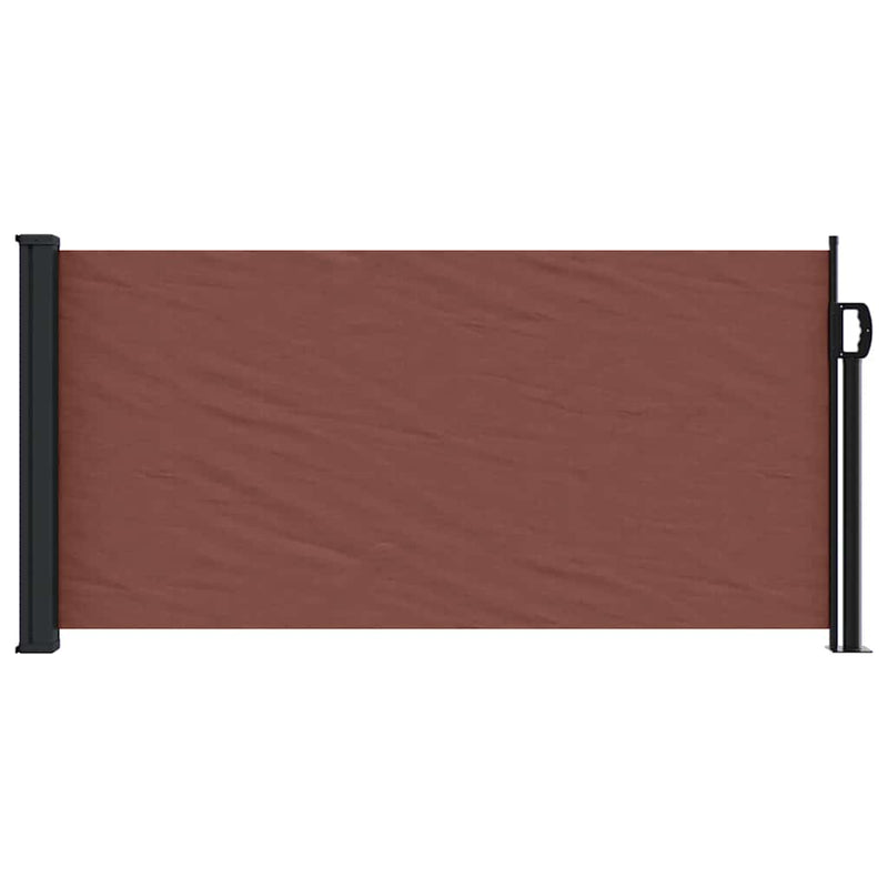Load image into Gallery viewer, Vidaxl windscherm uittrekbaar 100x300 cm bruin
