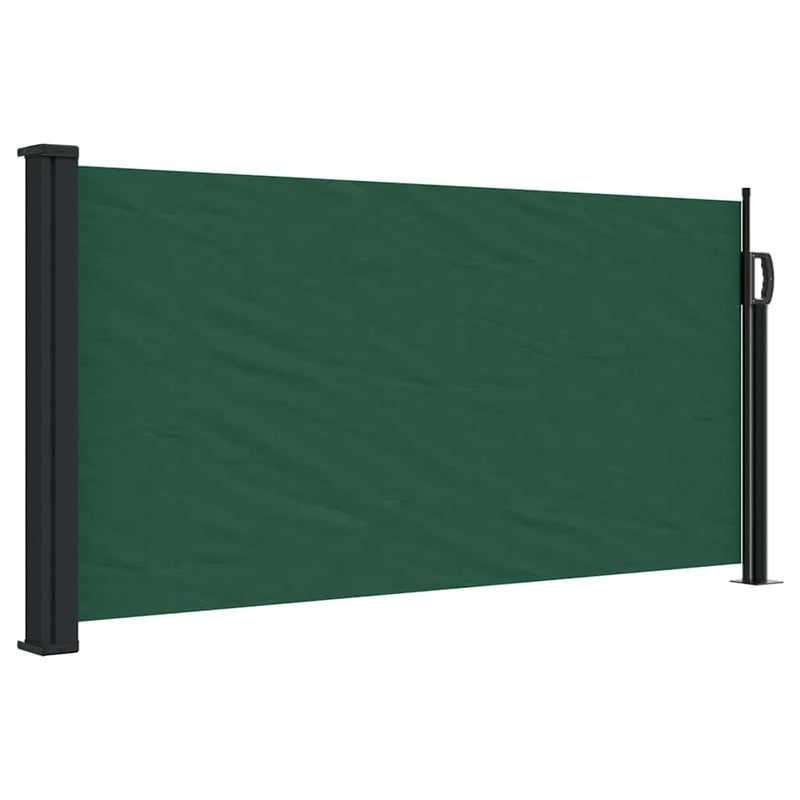Cargue la imagen en el visor de la galería, Vidaxl windscherm uittrekbaar 100x300 cm donkergroen
