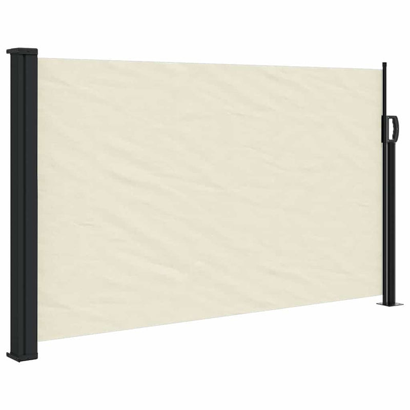 Load image into Gallery viewer, Vidaxl windscherm uittrekbaar 117x300 cm crèmekleurig
